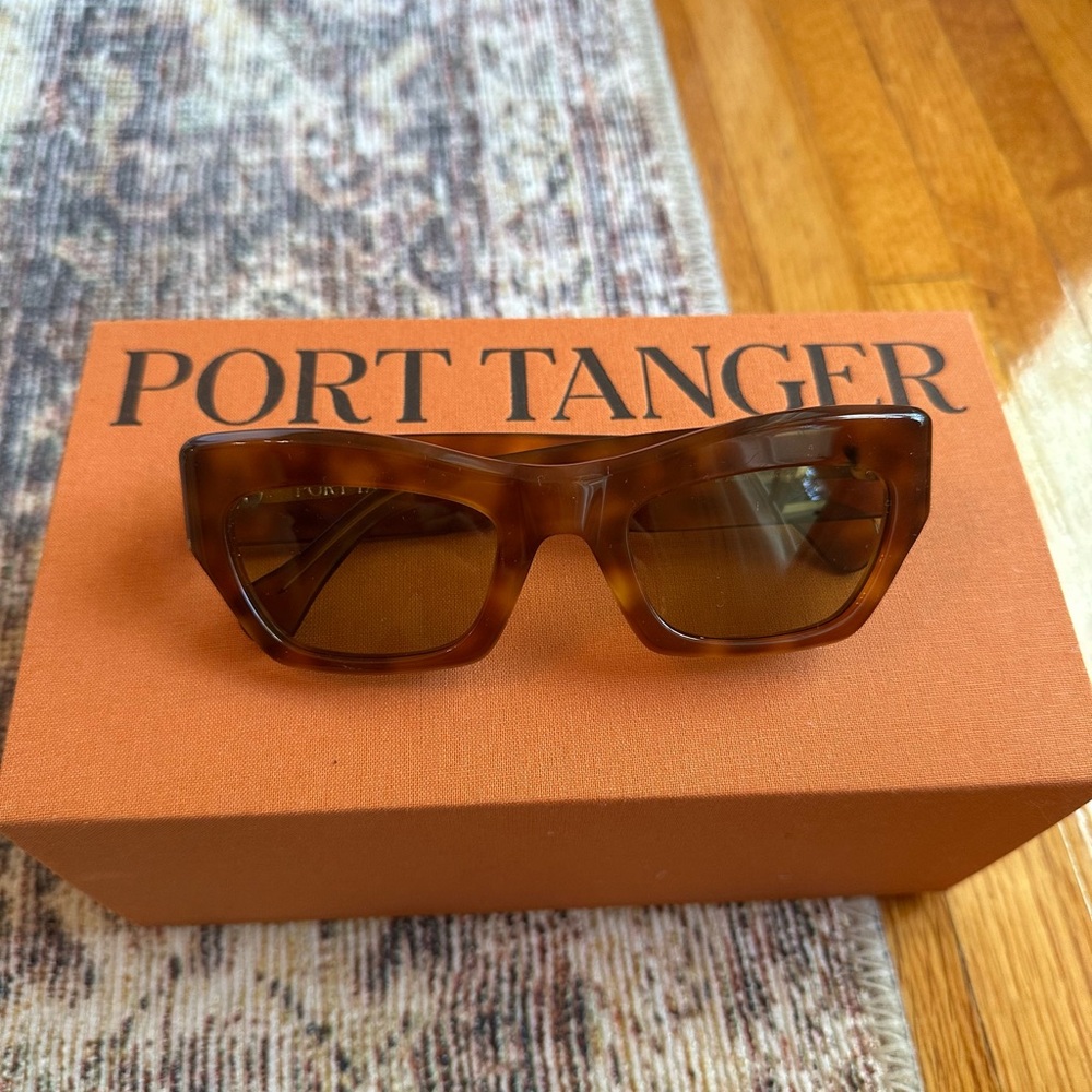 PORT TANGER Tortoise Sunglasses